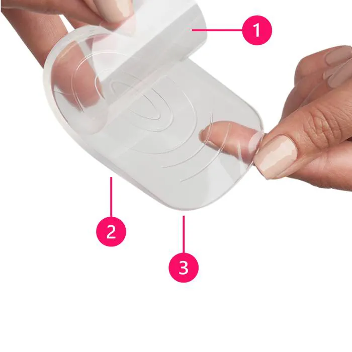 Talonera gel invisible